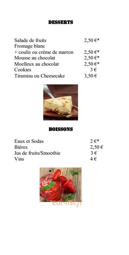 Zesto Food — carte page 5