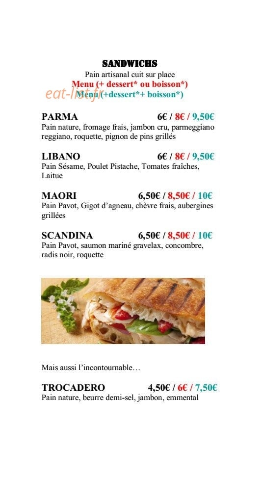 Zesto Food — carte page 3