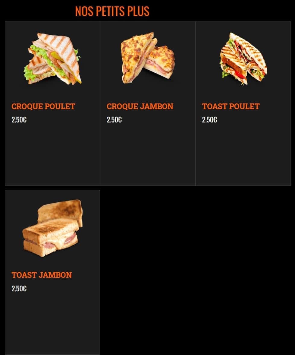 7 pizza — carte page 23