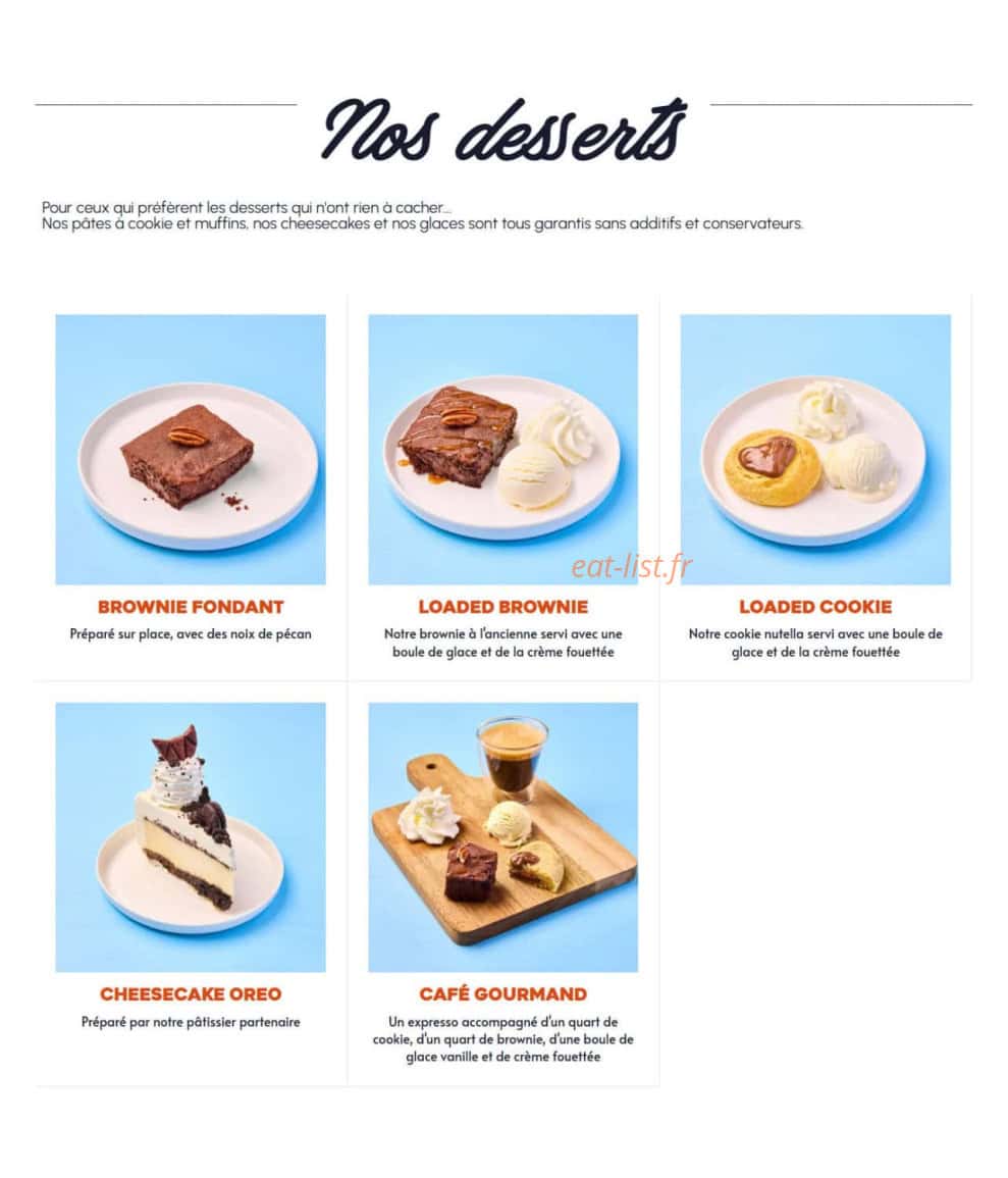 B Chef — carte page 5