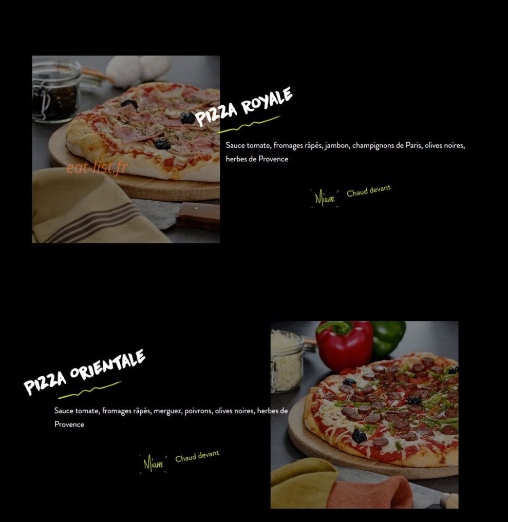 Ange boulangerie — carte page 19