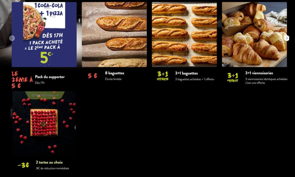 Ange boulangerie — carte page 25