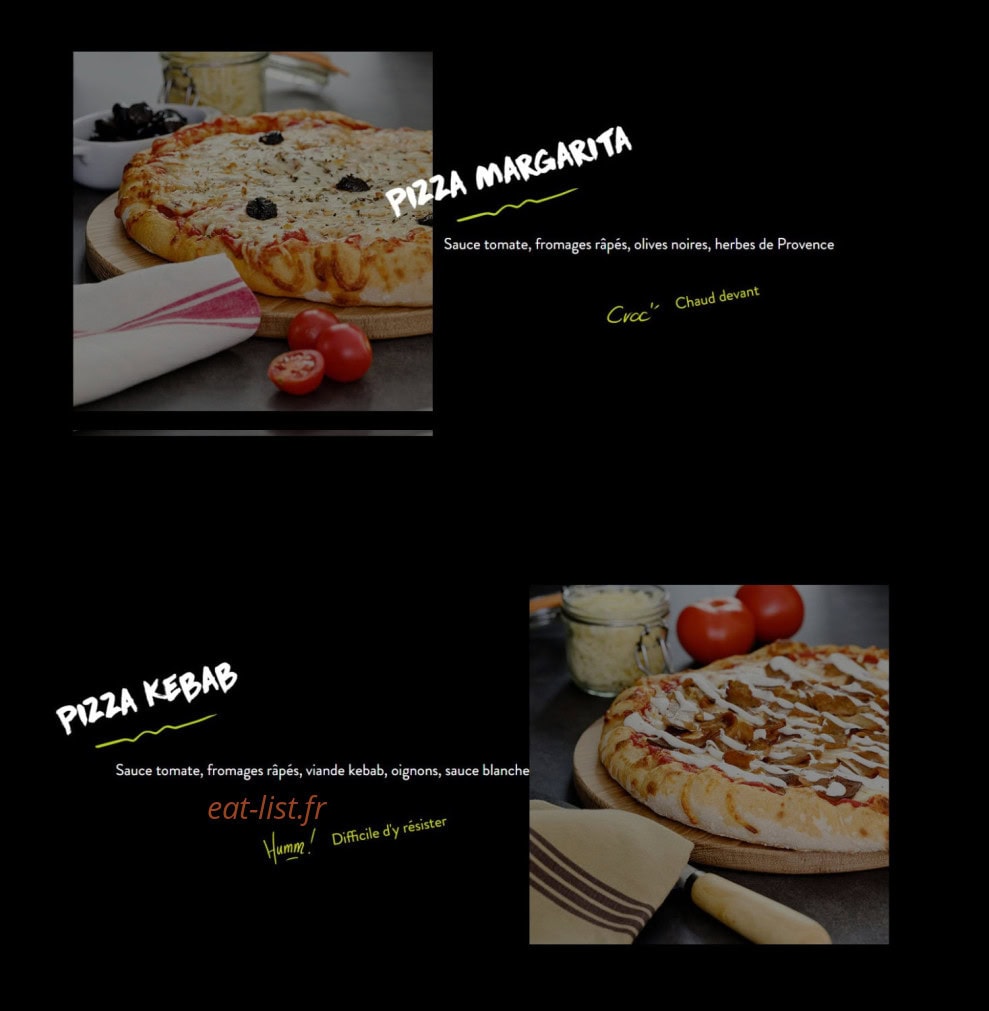 Ange boulangerie — carte page 20
