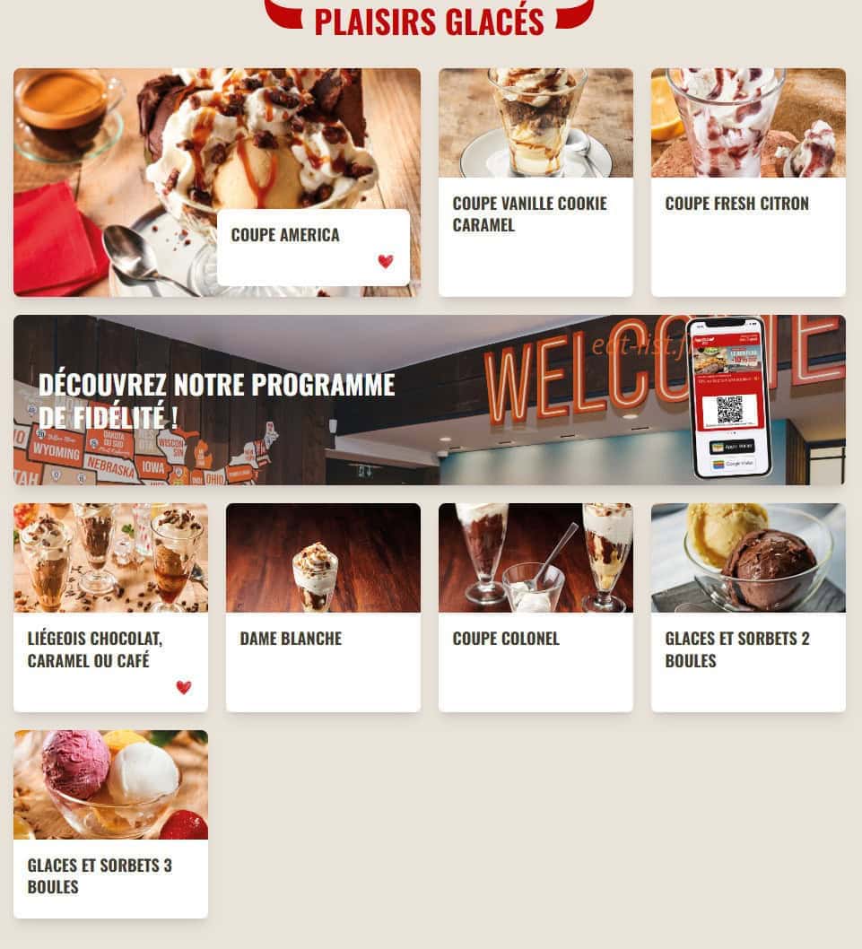 Buffalo Grill — carte page 13