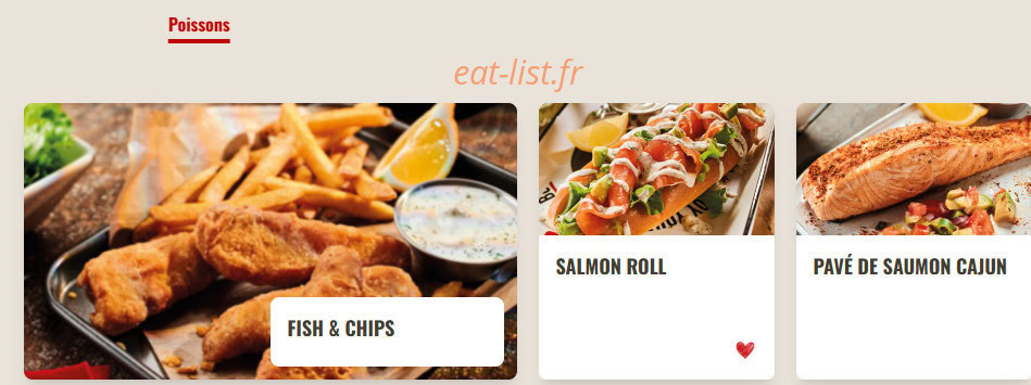 Buffalo Grill — carte page 12