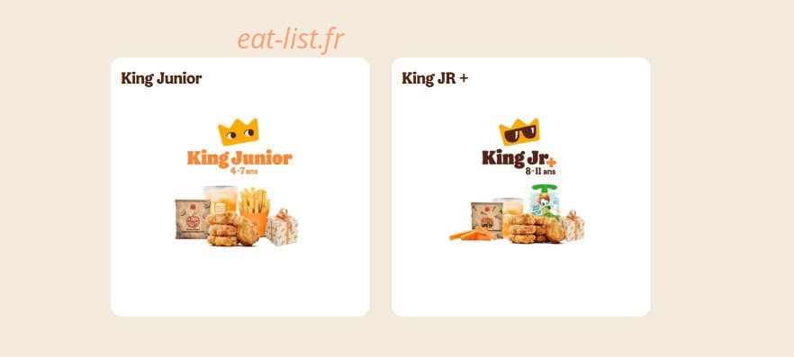 Burger King — carte page 4