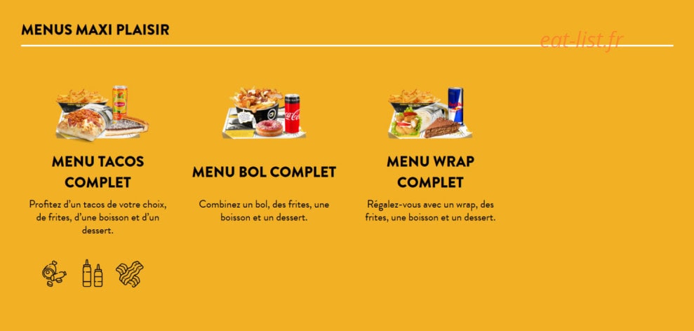 Chamas Tacos — carte page 3