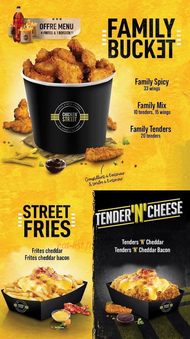Chicken street — carte page 2