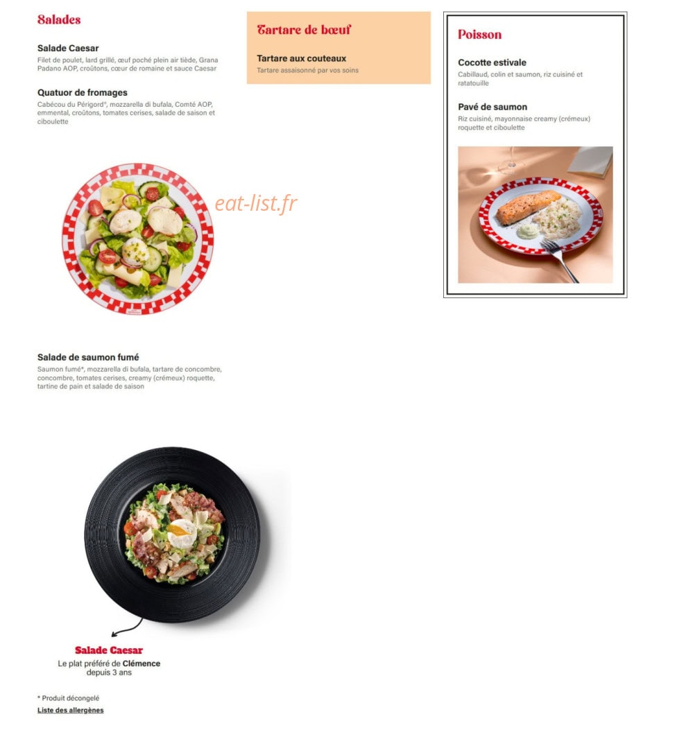 Courtepaille — carte page 5