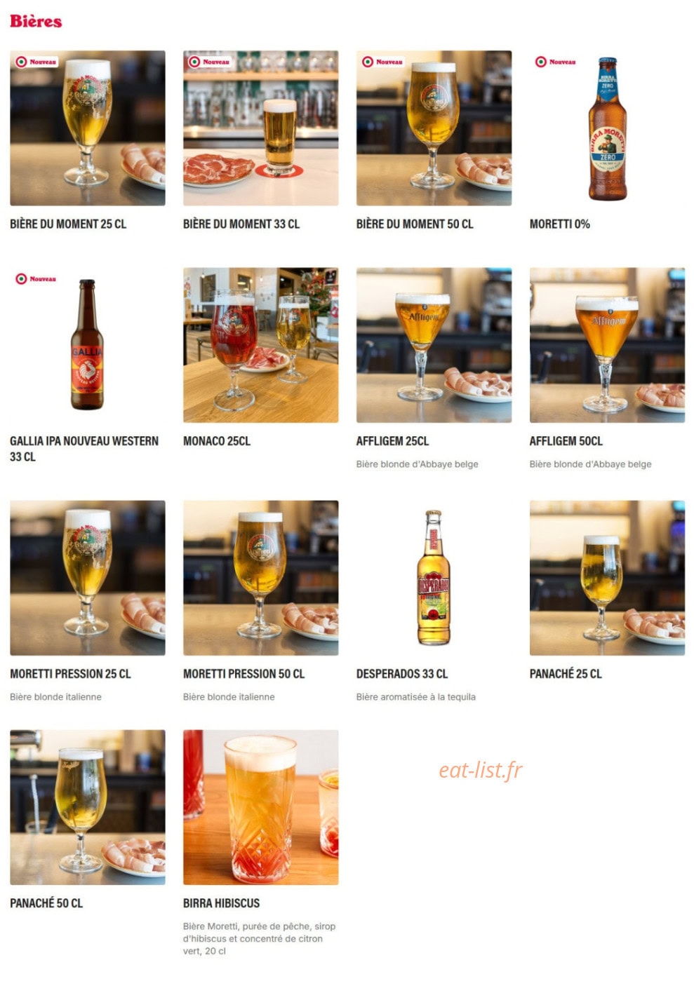 Del Arte — carte page 11