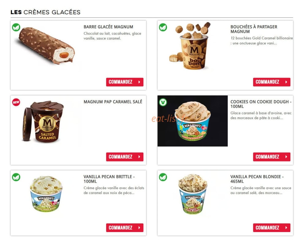Domino's pizza — carte page 21