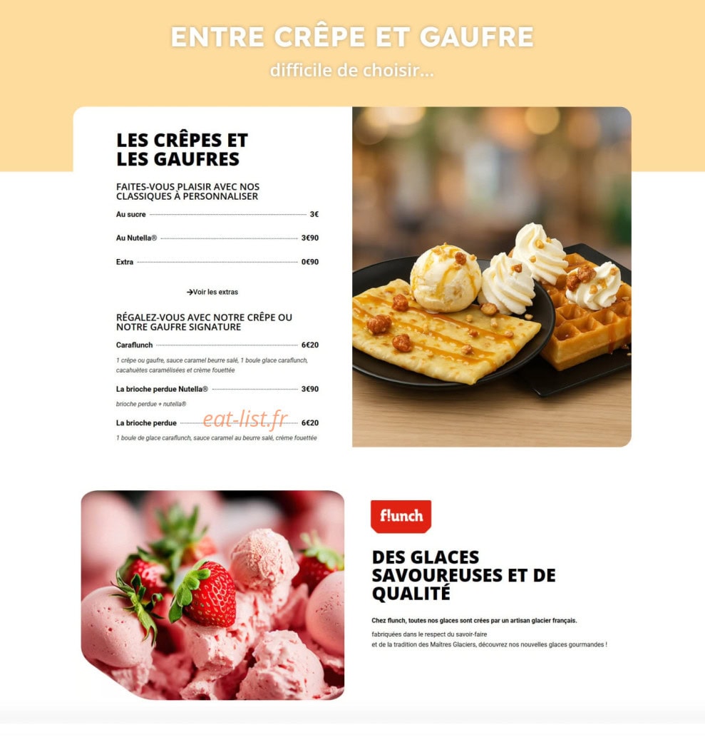 Flunch — carte page 14