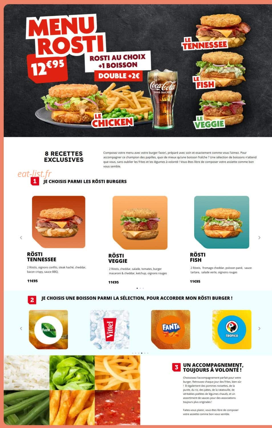 Flunch — carte page 3