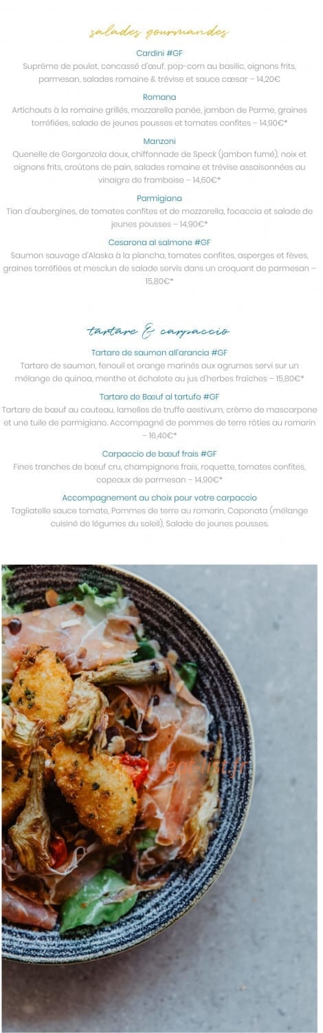 Il Ristorante — carte page 6