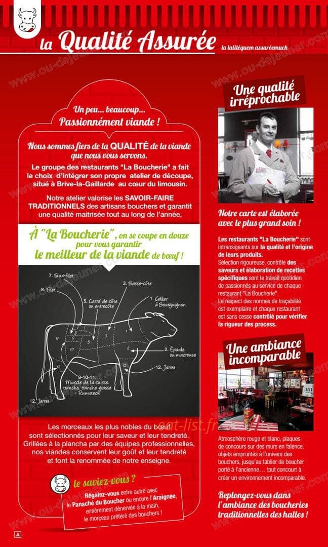 La Boucherie — carte page 4