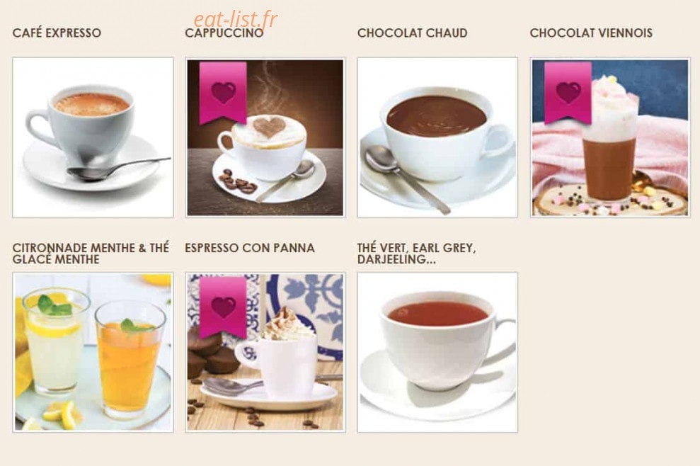 La Croissanterie — carte page 13