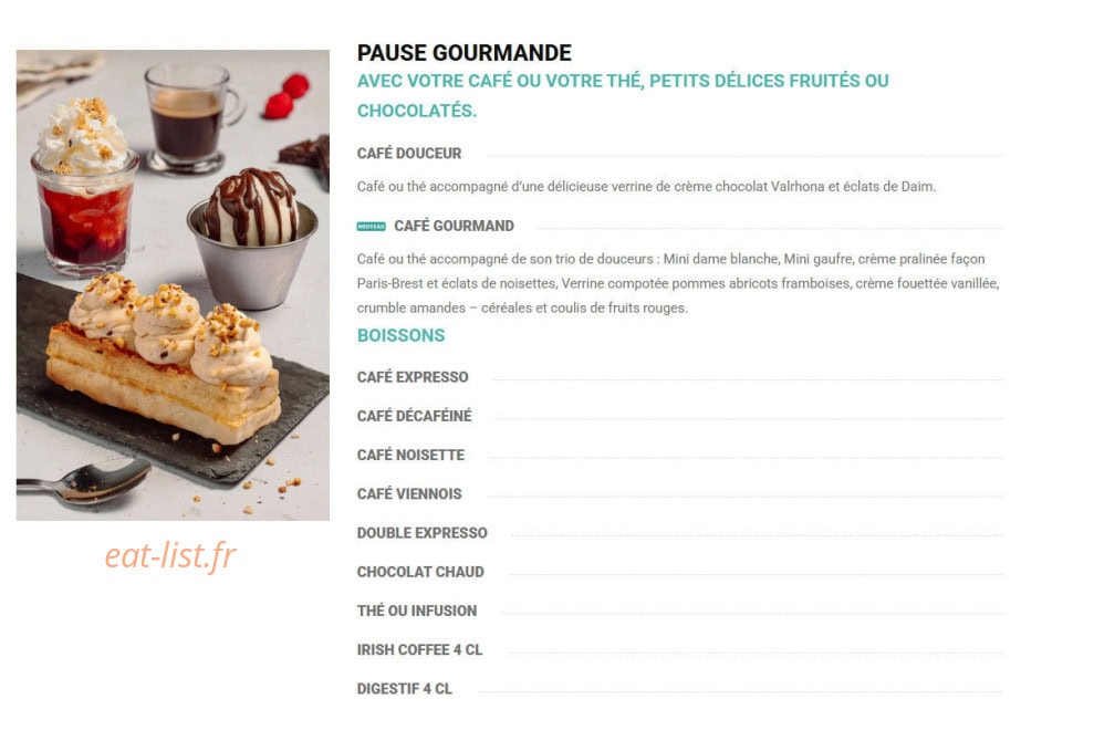 La Pataterie — carte page 13