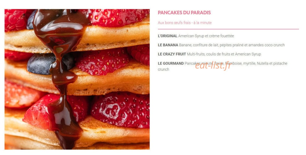 Le Paradis Du Fruit — carte page 11