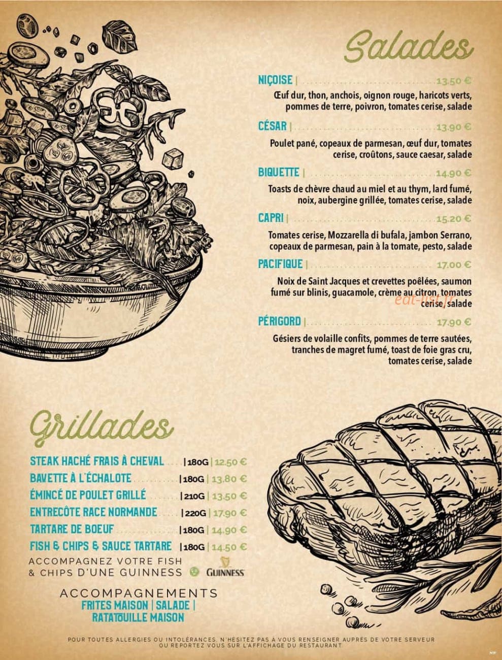 Menu Le Patacrêpe - Carte hiver 2020 Patacrepe Montpellier page 0005