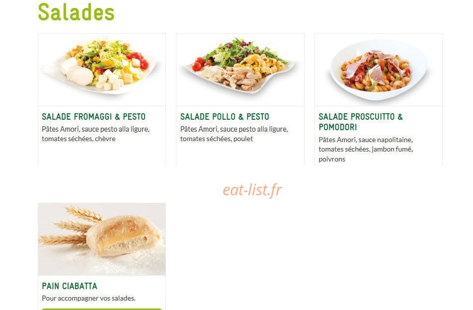 Mezzo Di Pasta — carte page 3