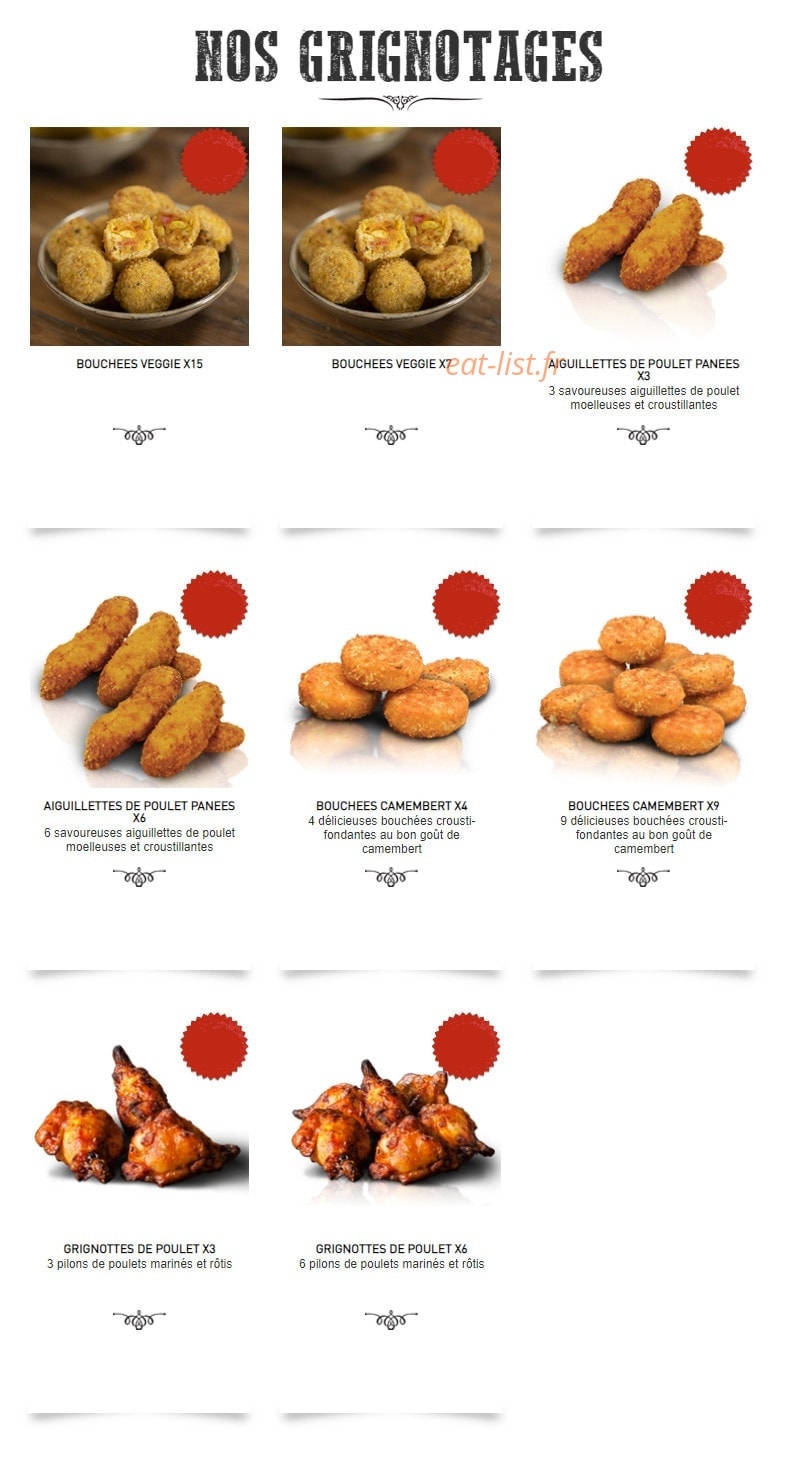 Mythic Burger — carte page 5