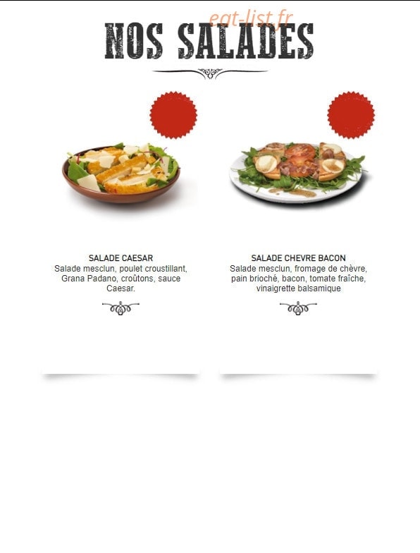 Mythic Burger — carte page 12