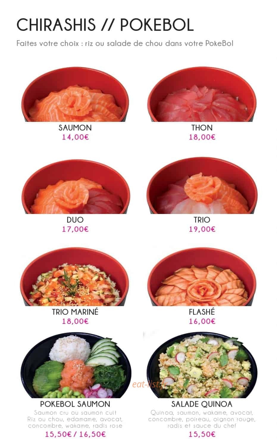 Nina Sushi — carte page 18