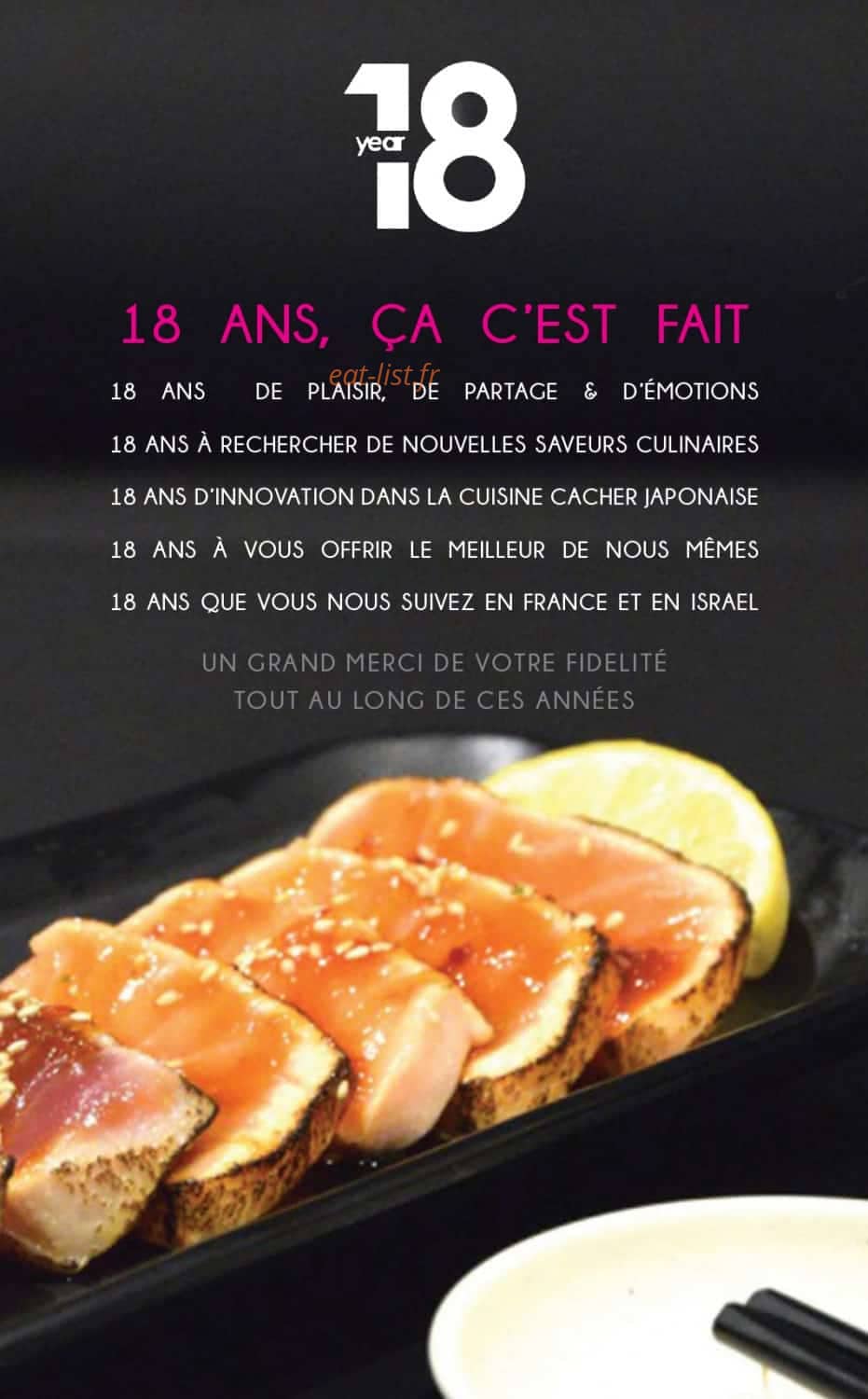 Nina Sushi — carte page 2