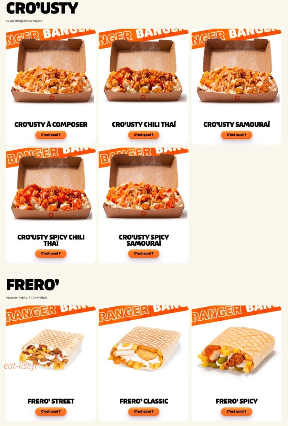 O'tacos — carte page 4