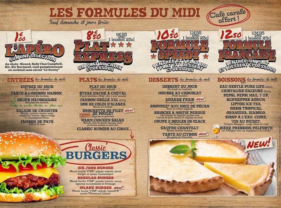 Oncle Scott's — carte page 5