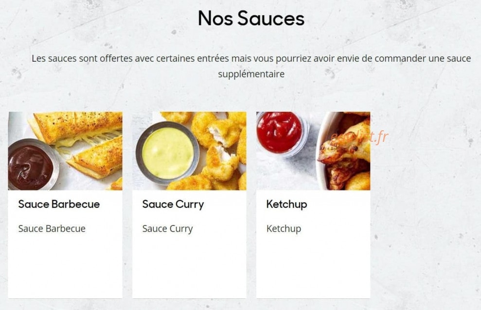 Pizza hut — carte page 7