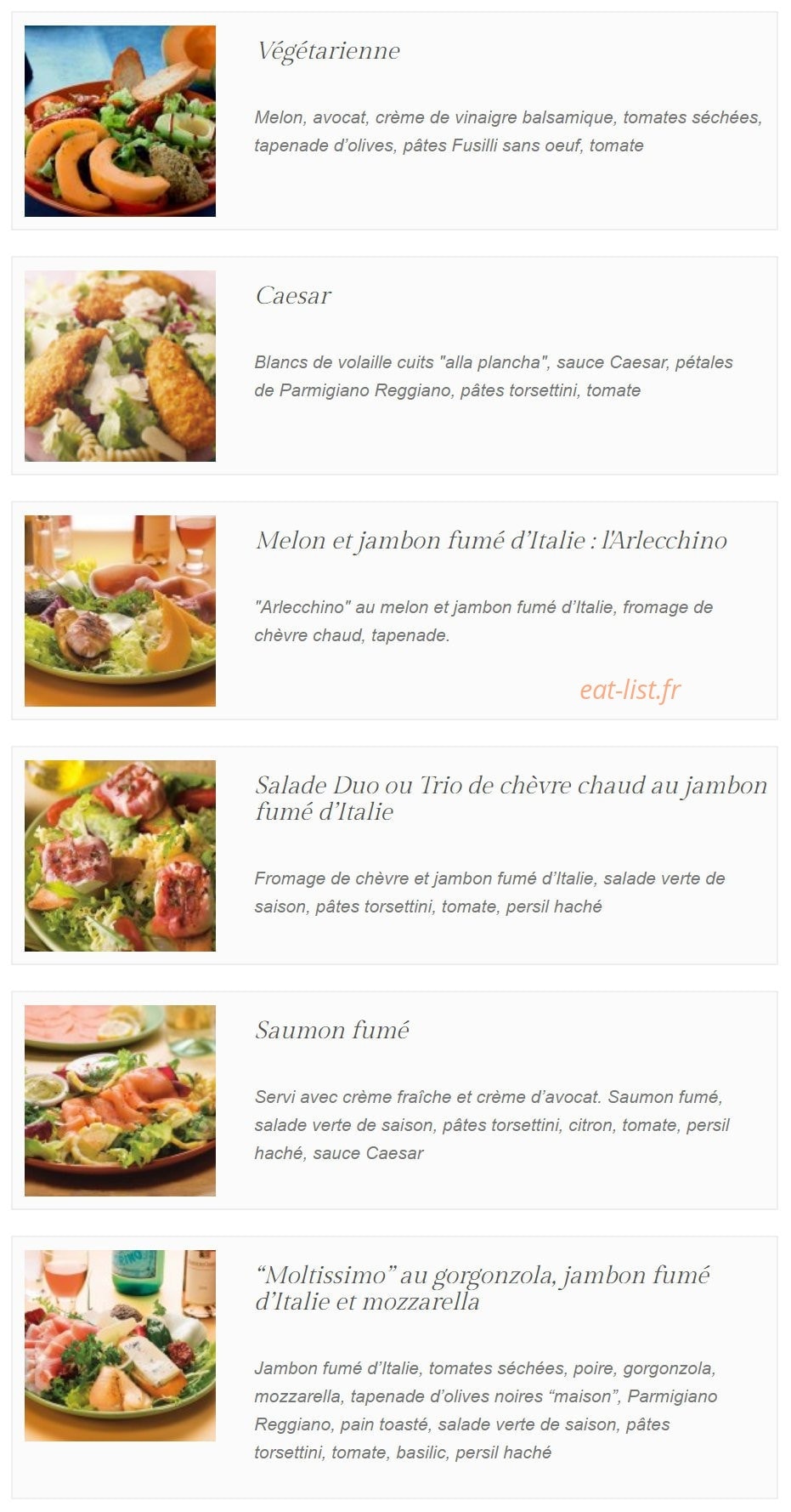 Pizza Papa — carte page 2