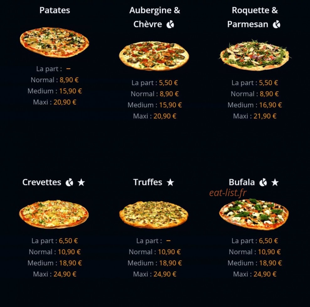 Menu Pizza Rustica - Pizzas 3