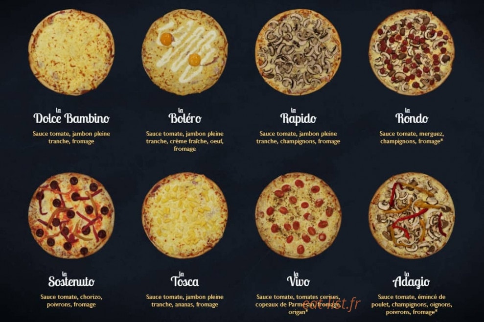 Menu Pizza Tempo - Pizza Tempo Angers - Pizzas 2