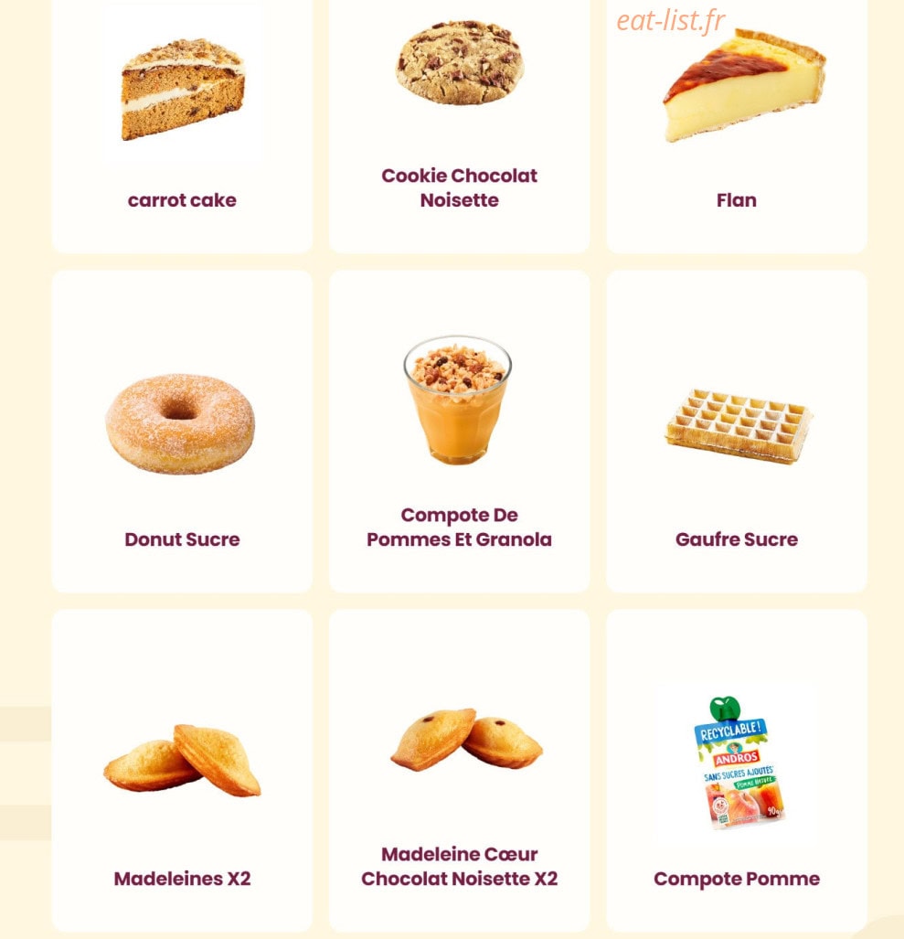 Pomme de Pain — carte page 7