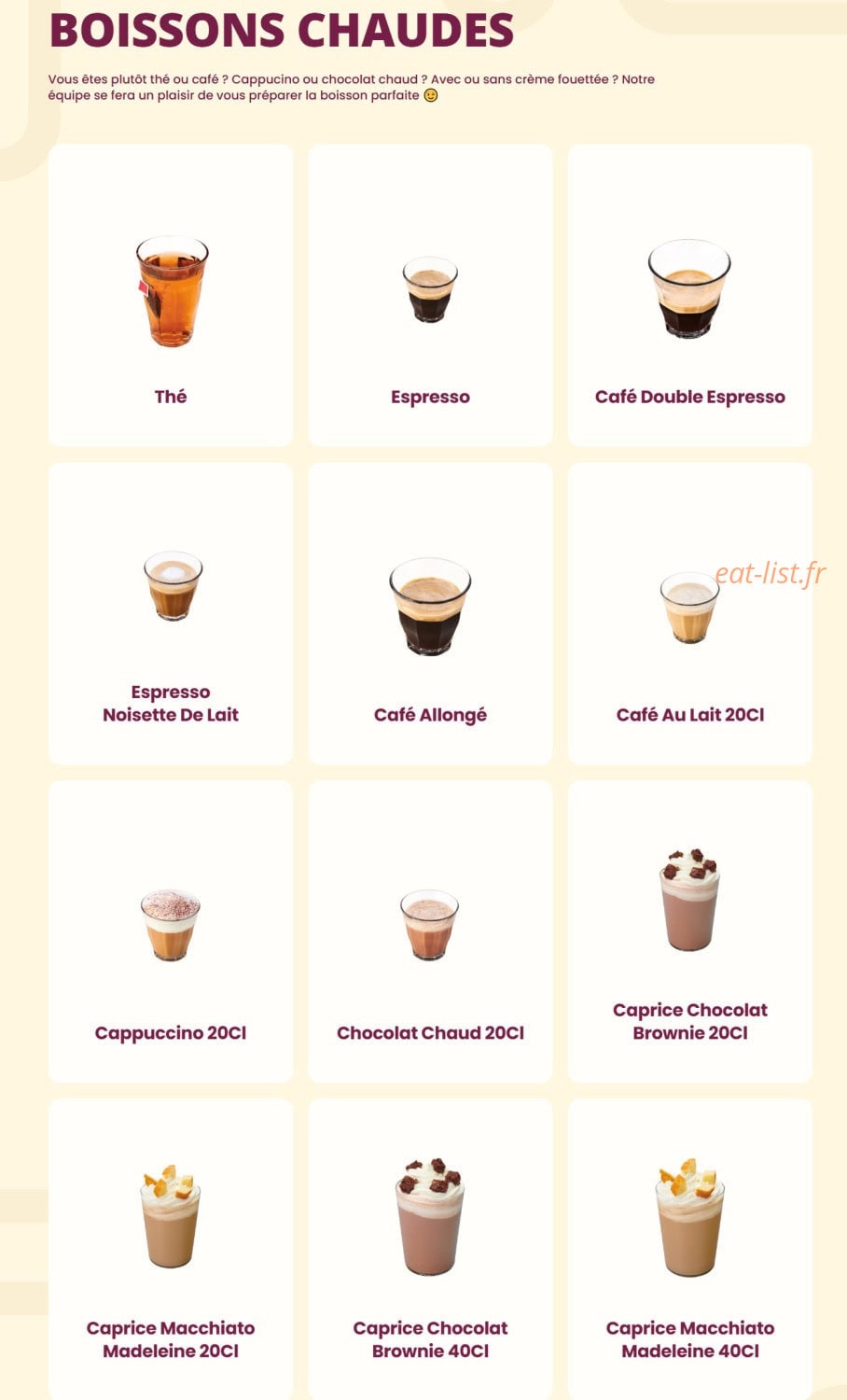 Pomme de Pain — carte page 8