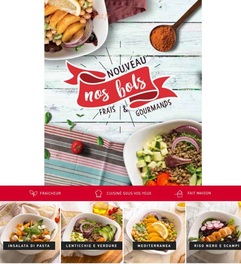 Vapiano — carte page 3