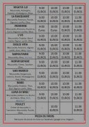 Menu Pizz'a Bourg - Les pizzas suite