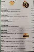 Menu Bella Napoli - Les pates et hamburgers