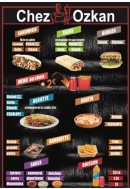 Menu Chez Ozkan - Sandwiches, tacos, burgers,..