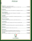 Menu La Storia - Les pizzas suite