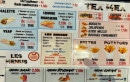 Menu O'2M - Les tex mex, tenders et menus enfants,...