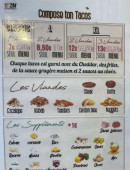 Menu O'2M - Tacos personnalisé