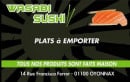 Menu Wasabi Sushi - Carte et menu Wasabi Sushi Oyonnax