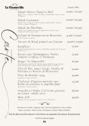 Carte et menu de Le Hauteville à Plateau d'Hauteville — La carte
