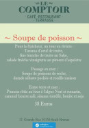 Menu Le Comptoir - Un exemple de menu