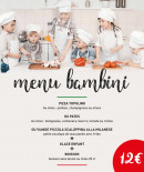 Menu Il Vesuvio - Menu enfant