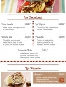 Menu Il Vesuvio - Les classiques et vésuvio