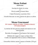Menu Hôtel-Restaurant du Commerce - Les menus enfant, gourmand