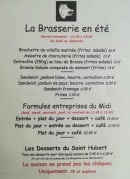 Menu Restaurant Saint-Hubert - Les formules,..
